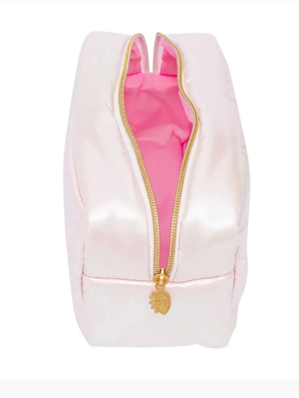 NWT The Crème Shop Quilted Cosmetic Bag